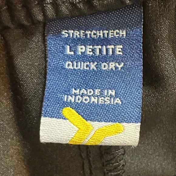 Old Navy Quick Dry StretchTech Black Wide Leg Pants High Waisted - Picture 8 of 9